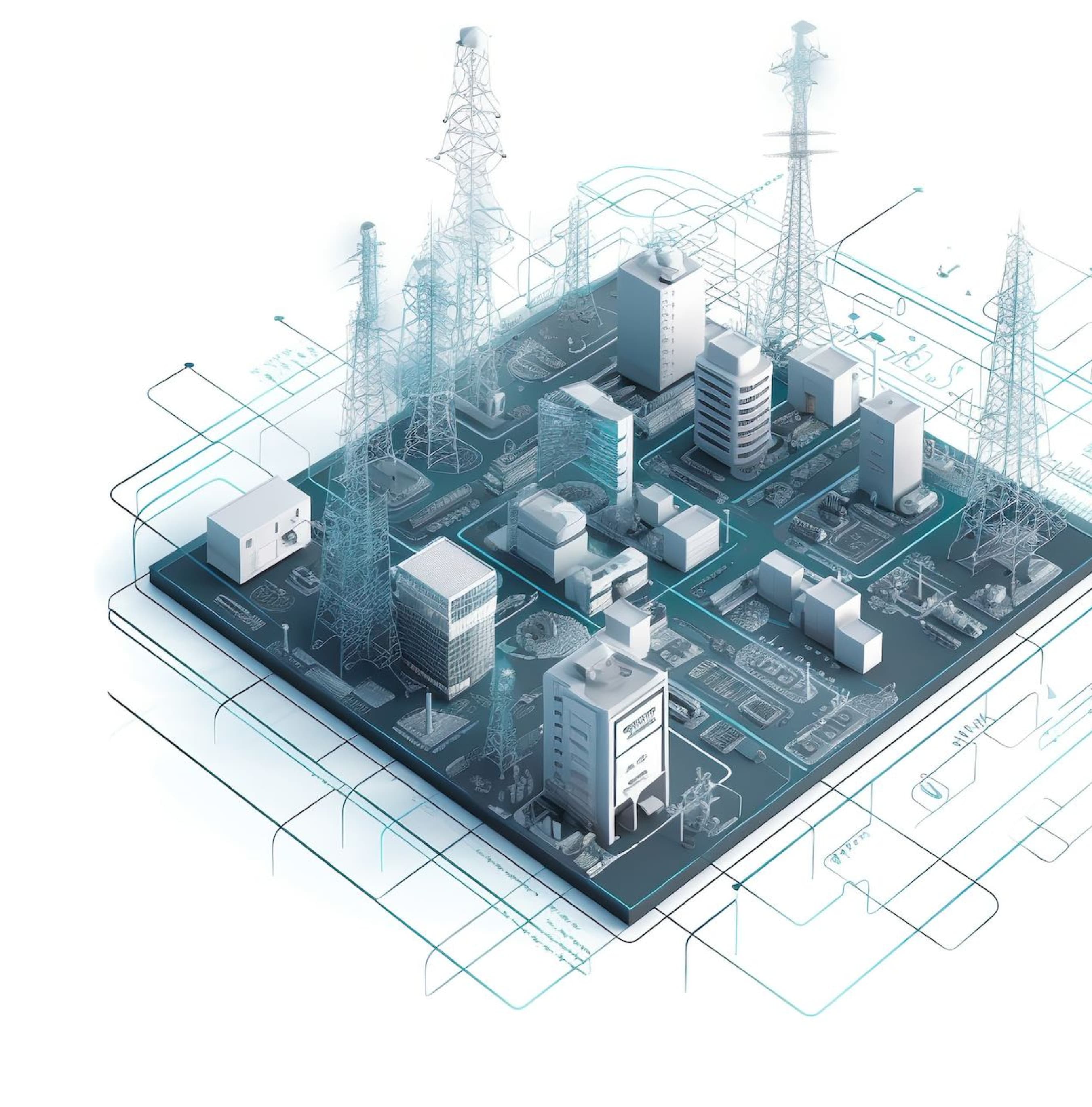 Red de distribución de energía eléctrica